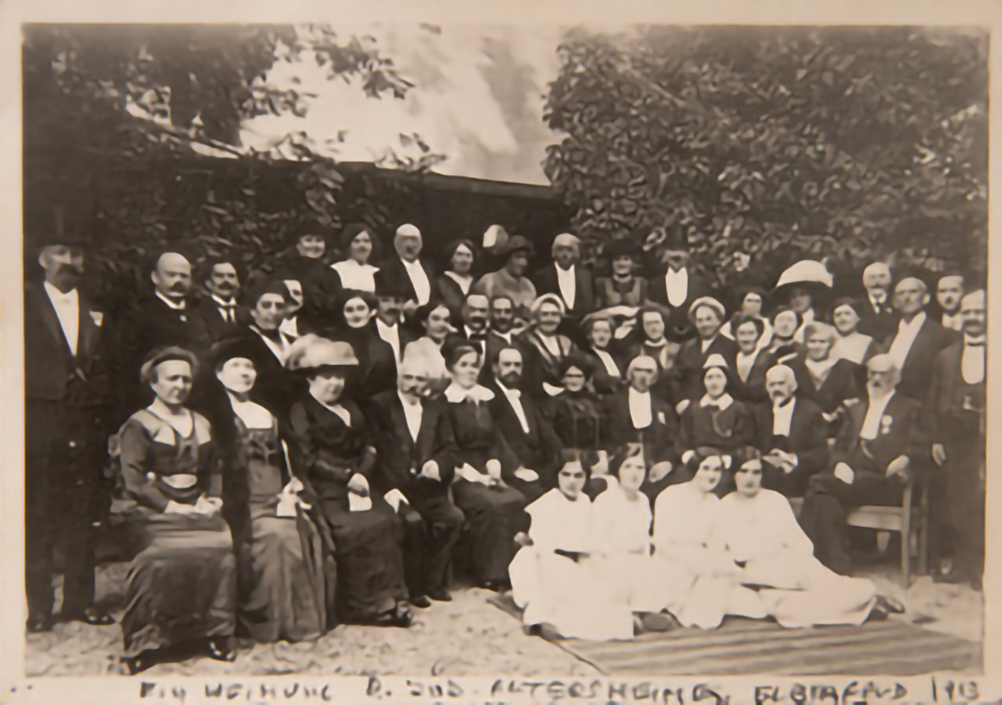 Einweihung des jüdischen Altersheims an der Königstraße 73, 1913