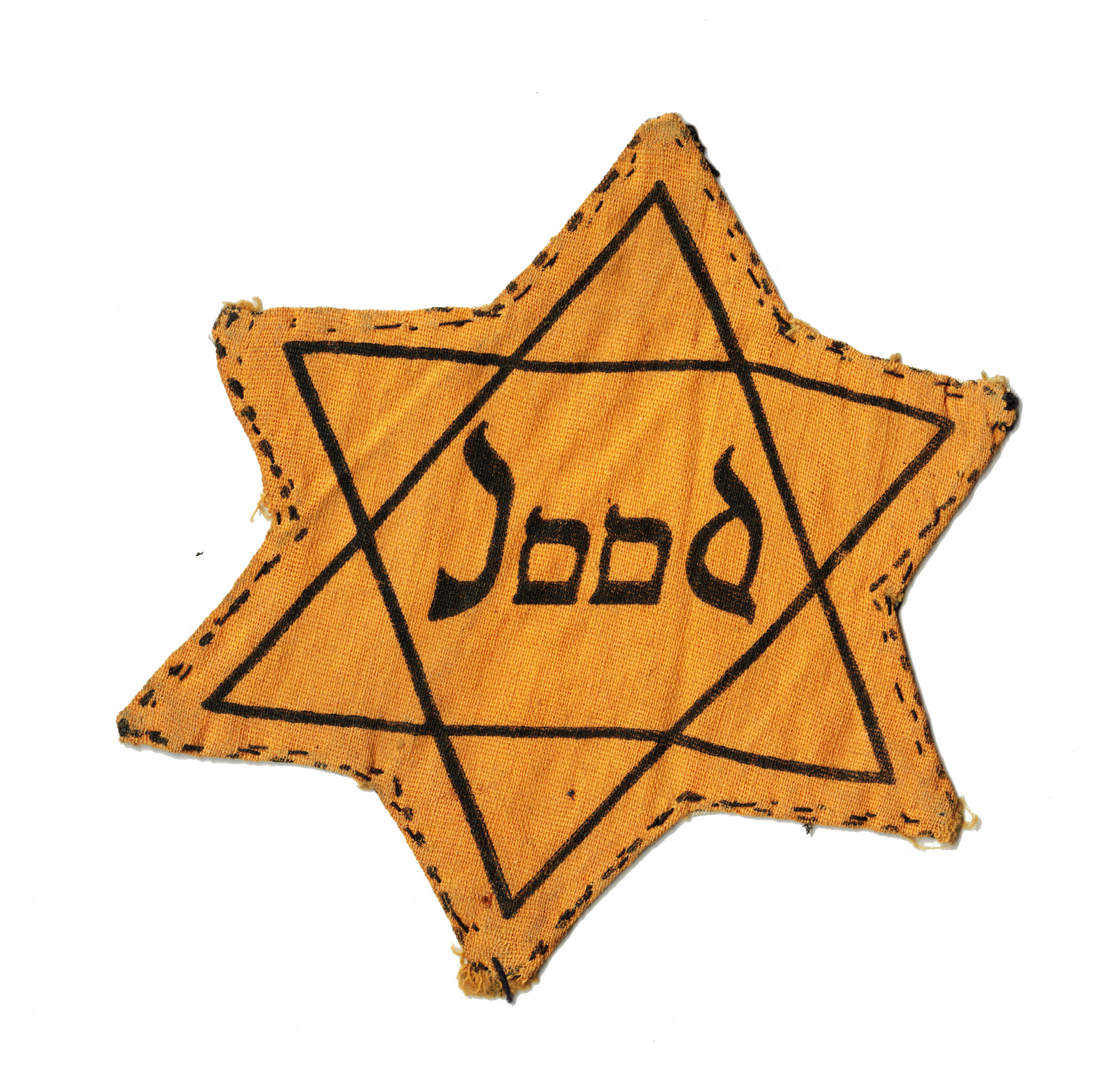 „Judenstern“ in niederländischer Sprache aus dem Nachlass von Sally Rau aus Elberfeld